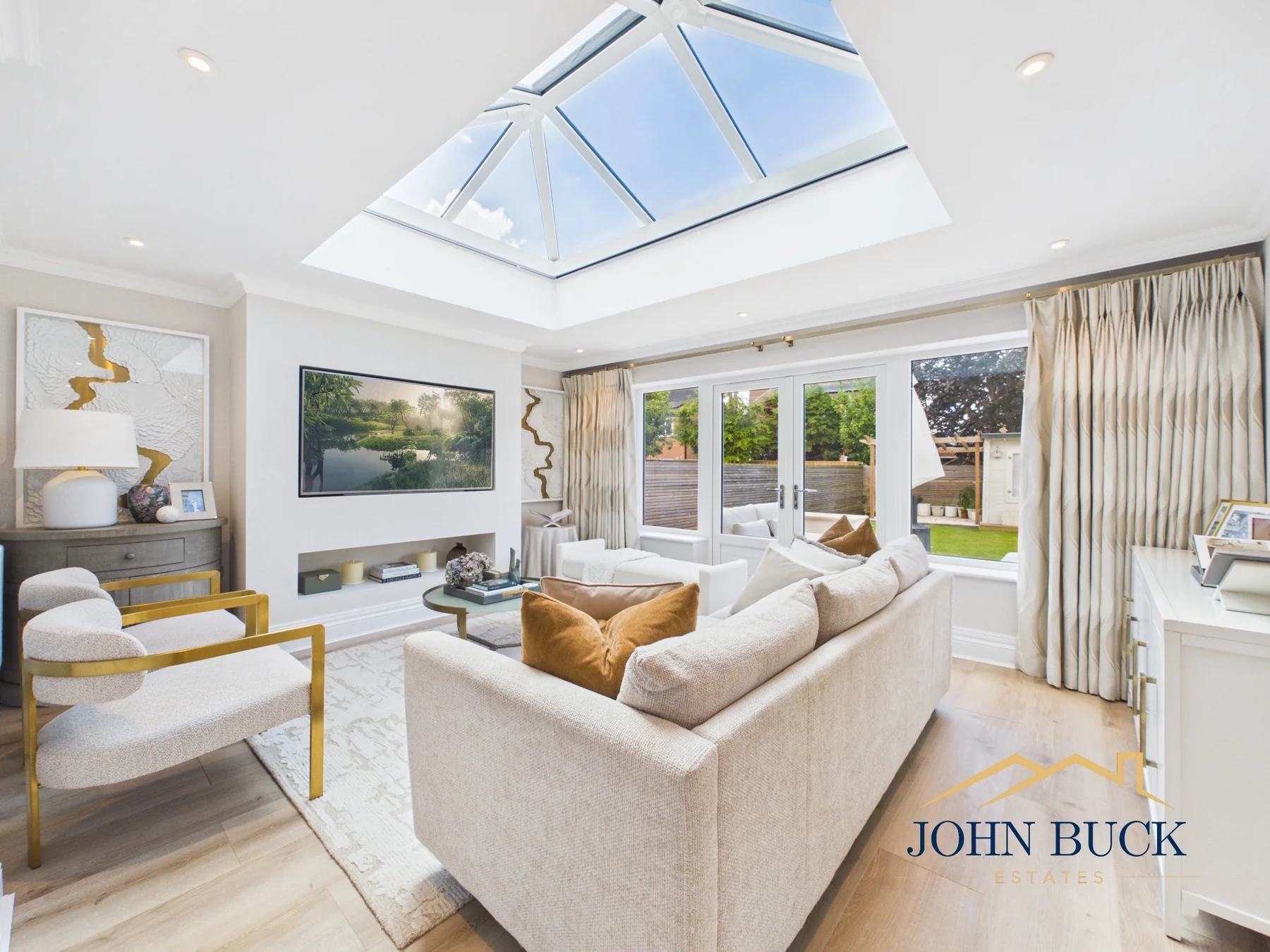Professionally photographed home marketed by John Buck Estates